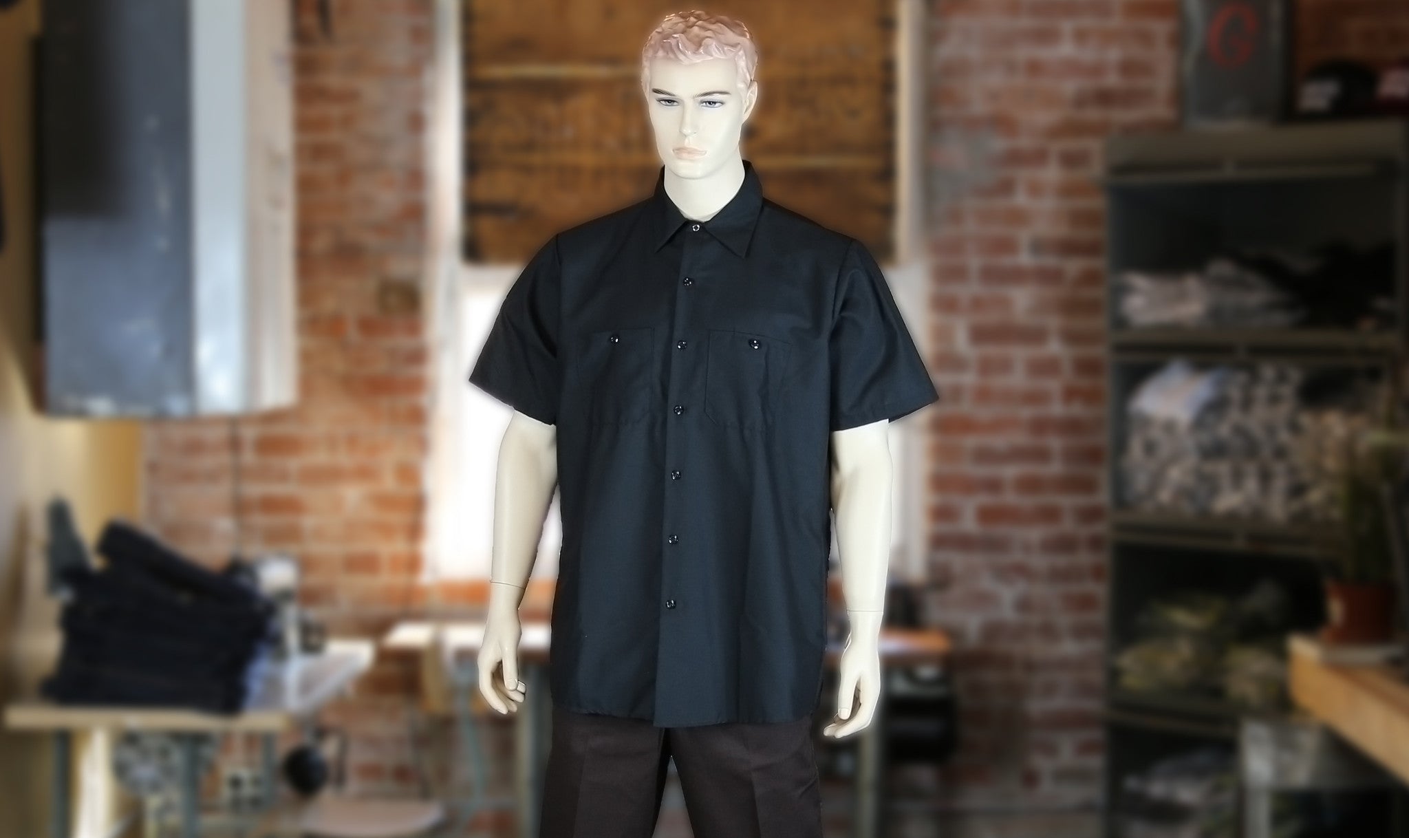 Redkap'S Black Polyester Blend Industrial Work