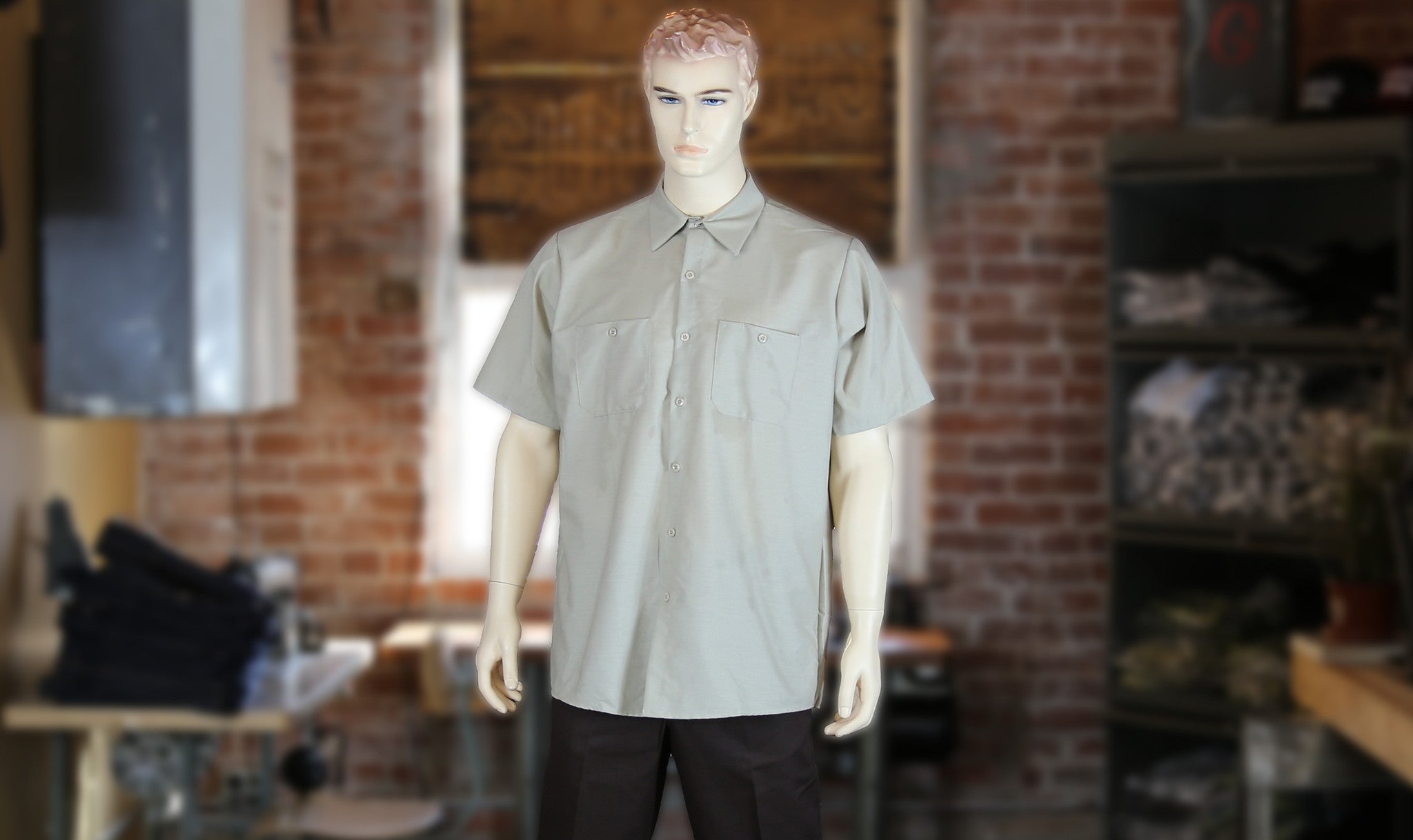 Redkap'S Light Tan Polyester Blend Industrial Work